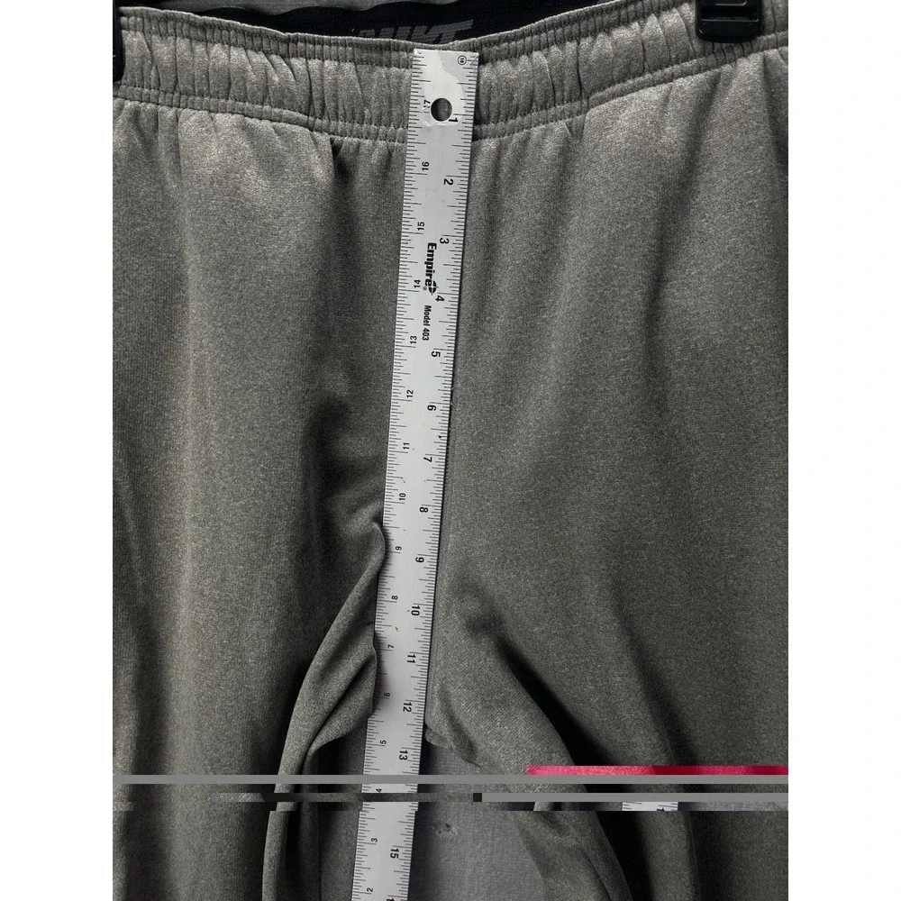 Nike Therma-FIT Sweatpants Mens XL Gray Fleece Adjustable Leg Opening